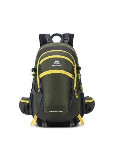 Ranyeek Hafif Ve Konforlu 40l Outdoor Sırt Çantası - Yürüyüş Ve Kamp İçin Asker Yeşili Yeşil