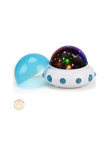 Technosmart Müzikli Renkli Ve Dönen Star Master Ufo Uzay Temalı P