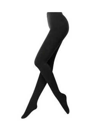 6 Adet Siyah 100 Denye Kalın Kışlık Külotlu Çorap Opak Naturel Esnek 6'lı Paket Çok Renkli