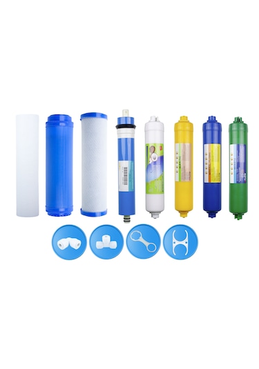 Açık Kasa Su Arıtma Cihazı Membranlı 8'li Filtre Set