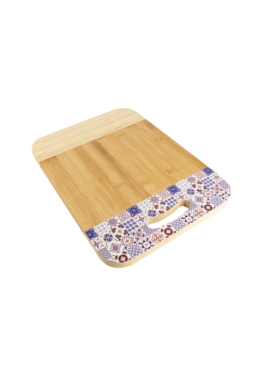 Naturalove Bambu Kesme Tahtası - Desenli