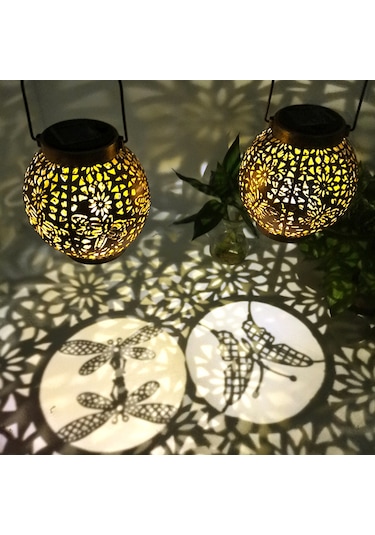 Veranda Çim Küresel İskelet Projeksiyon Lambası Metal L6343-2 Diğer