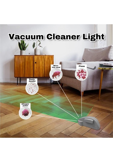 Elektrikli Süpürge Ekran Işığı Uyarlamalı Temizleme Makinesi Aydınlatıcısı Evrensel Yeşil Led Çıkarma Lambası