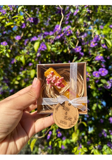 Flapinko Her Anınıza Özel Işık: 15 Adet Doğal Bal Mumu - Nikah