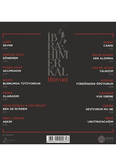 İbrahim Erkal - Hürmet Vol:1 Cd