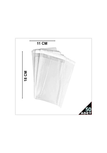 Kurabiye Poşeti 18 Cm X 11 Cm - 50 Adet