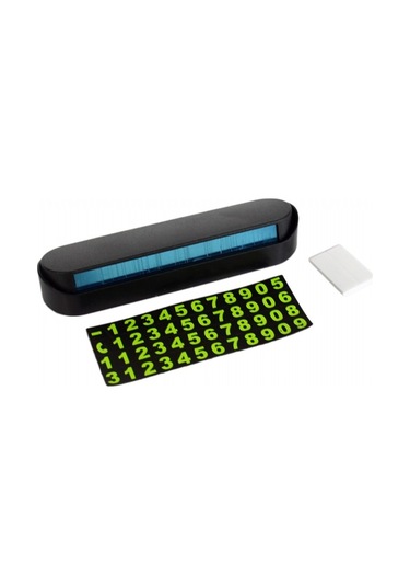 10 Adet Numaratik Numaratör Açılır-kapanır Fosforlu