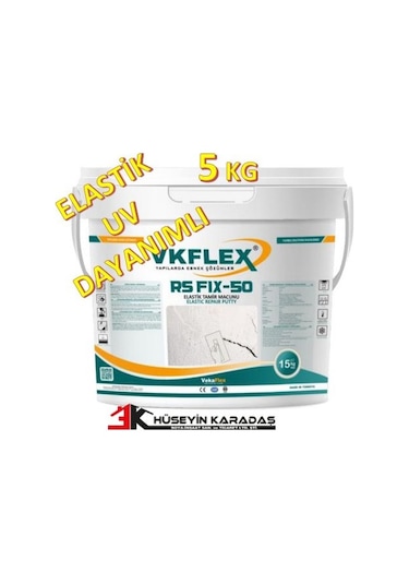 Vkflex Rs Fıx-50 Elastik Tamir Macunu Beyaz 5 Kg