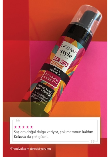 Urban Care Style Guide Deniz Tuzu Doğal Dalga Sağlayan Şekillendirici Saç Köpüğü 200 ML