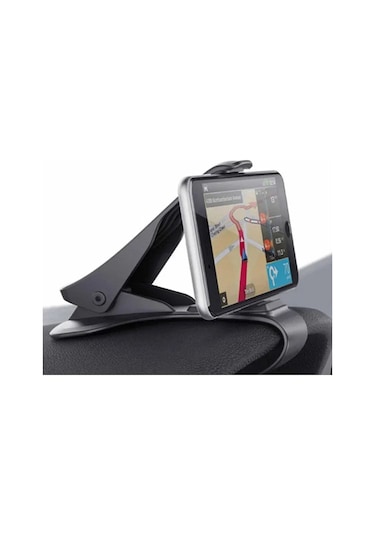 Vıkefon Evrensel Araç İçi Telefon Tutucu - Gps Ve Cep Telefonu İçin Çok Fonksiyonlu Braketblack Black