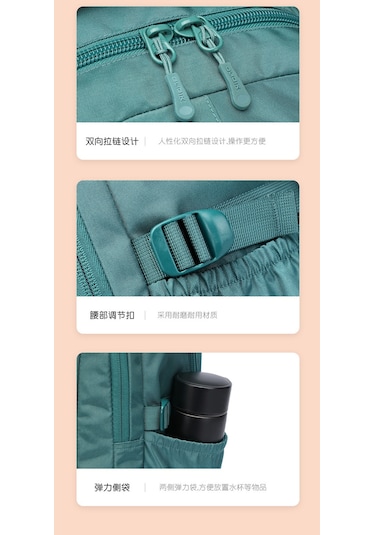 Ortaokul Öğrencileri Sırt Koruması Ve Yük Azaltma, Büyük Kapasite Sırt Çantası Gri