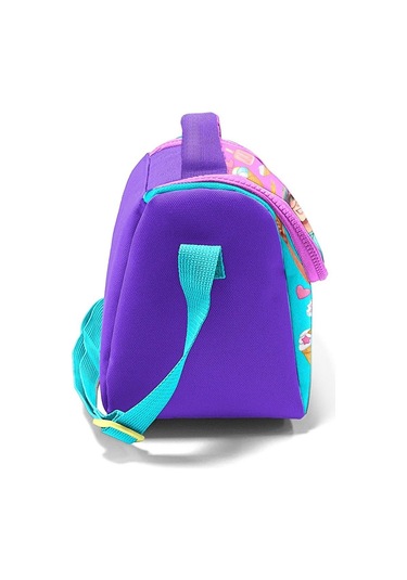 Coral High Beslenme Çantası 11789, Kız Çocuk, Lila Turkuaz Dondurmalı Kız, Isı Yalıtımlı Çok Renkli