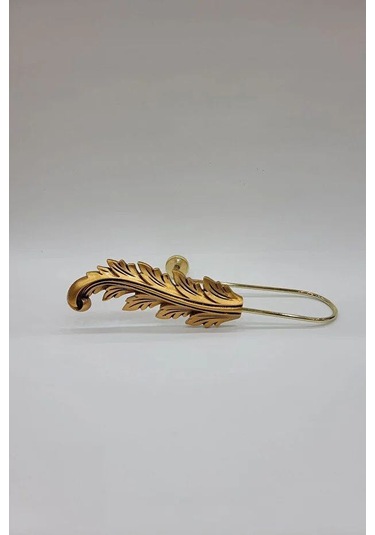 Fon Perde Toplayıcı Yaprak Renso 2 Adet 1sağ-1sol Gold