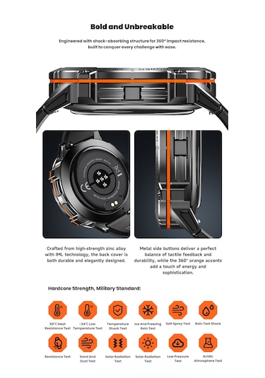 Harvox X2 Pro Tank Outdoor Akıllı Saat (İthalatçı Garantili)