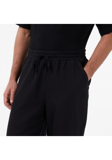 United4 Unıted4 Regular Fit Erkek Siyah Pantolon Seka Siyah