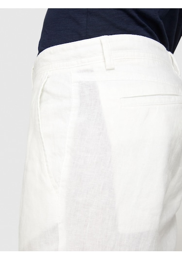 Sisley %100 Keten Slim Fit Bermuda Şort Erkek Kırık Beyaz Şort - 324p4aghs9010 Krem Sisley %100 Keten Slim Fit Bermuda Şort Erkek Kırık Beyaz Şort - 324p4aghs9010 Krem