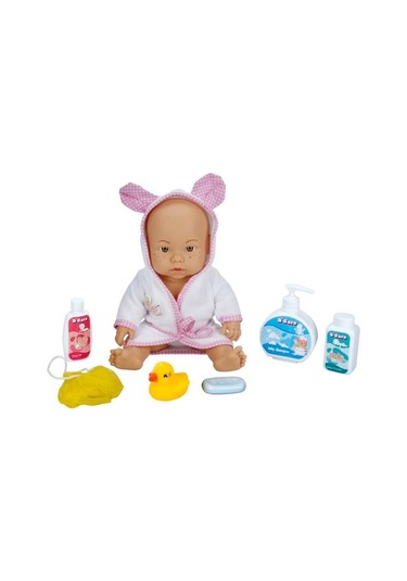 030031 Sunman. Bebelou Banyo Zamanı Bebek Seti. 35 Cm - 3    Yaş
