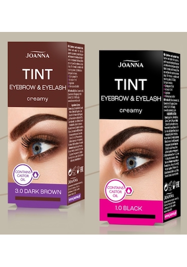 Joanna Kaş ve Kirpik Boyası 3.0 Dark Brown 12'li