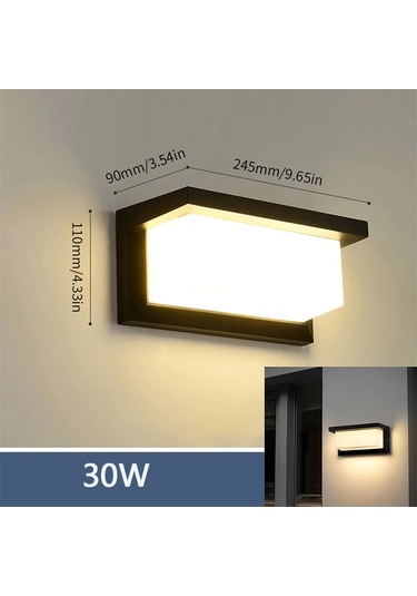 Liangmei Led Dış Duvar Işık Su Geçirmez Ip66 Hareket Sensörü Led Ahşap