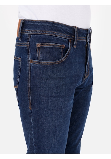 Colins 044 Karl Normal Kesim Düşük Bel Düz Paça Koyu Mavi Erkek Pantolon Cl1071251 Denim Colins 044 Karl Normal Kesim Düşük Bel Düz Paça Koyu Mavi Erkek Pantolon Cl1071251 Denim