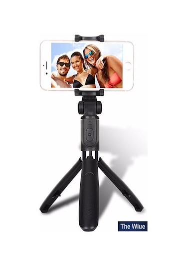 Ultra Thin 3in1 Bluetooth Kumandalı Ayaklı Selfie Çubuğu 70 Cm Ko