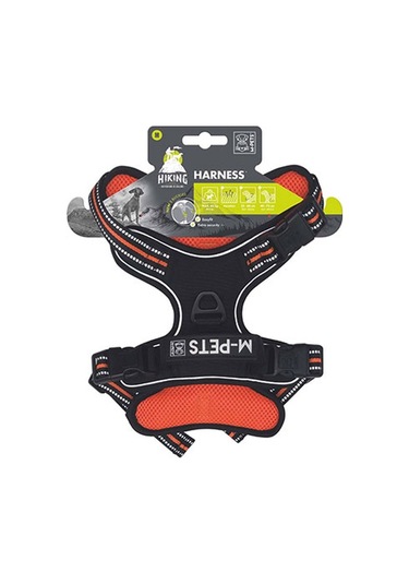 M-pets Hiking Reflektörlü Köpek Göğüs Tasması Turuncu Medium 40-75 Cm 244-58022.02 Renkli