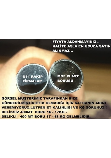 Mgf Üretimden-(Tse) 16Mm. Kaplamalı Damla Sulama Borusu