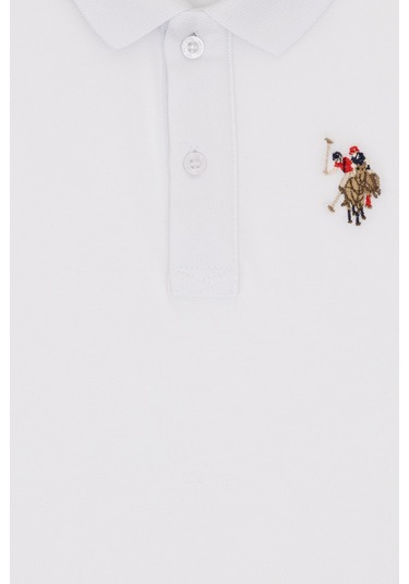 U.s. Polo Assn. Erkek Çocuk Beyaz Tişört Basic 50306484-vr013 Beyaz