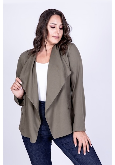 Önü Volanlı Apoletli Hırka