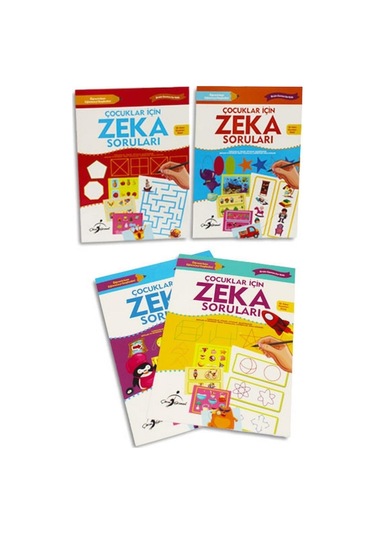 Çocuk Gezegeni Çocuklar için Zeka Soruları 4 Kitap
