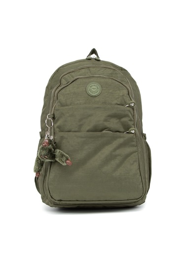 Çok Gözlü Maymun Figürlü Kırınkıl Sırt Çantası Haki-691 Haki