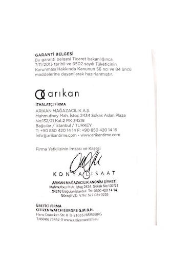 Citizen Erkek Kol Saati Ca4560.81l Metal