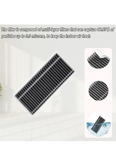 Flybuy Ecovacs Deebot X8 Pro Omni Robot Süpürge Kiti: 1 Ana Fırça, 2 Paspas, 4 Hepa Filtre, 6 Toz Torbası, 6 Yan Fırça