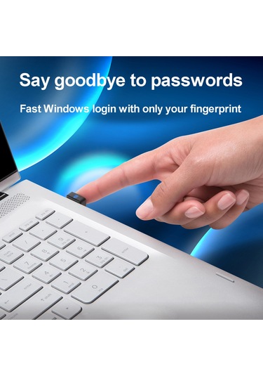Yaozixa Usb/type-c Parmak İzi Okuyucu - Windows 10/11 İçin Güvenli Ve Kolay Giriş, Şifre Gerektirmeyen Dokunmatik Erişim