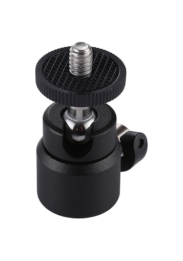 Puluz 1/4 İnç Kilitli Vidalı Metal Tripod Bilyalı Kafa Adaptörü