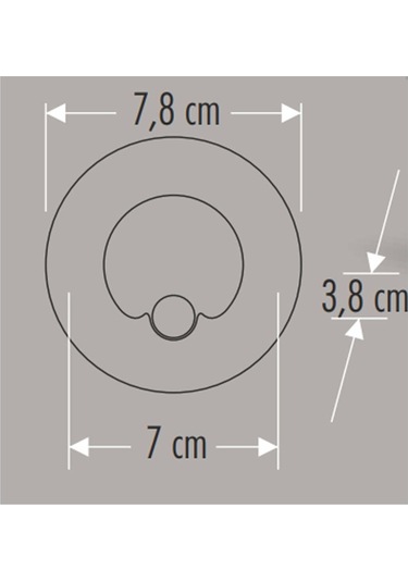 Ct-5174-g 1,5w/3200k Sen.kor. Armatürü G.ışığı Diğer
