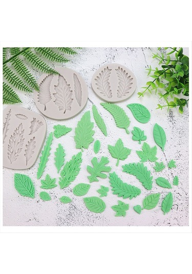 Gatherco Yaprak Çikolata Kalıbı 3d Silikon Kalıp Yaprak Şeker Kalıbı Yumuşak Şeker Kalıbı Dıy Pasta Dekorasyonunda Kullanılır