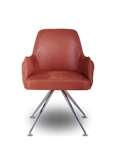 Koltukstilim Zen Comfort Taba Deri Misafir Koltuğu Kahverengi