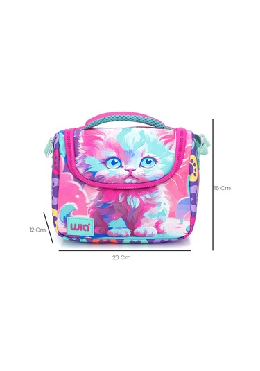 Wia Cat Kız Çocuk 3'lü Okul Çanta Seti Pembe