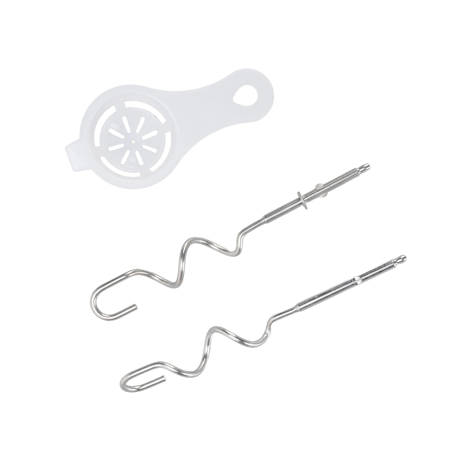 Geeroyoo Kenwood El Mikseri İçin Paslanmaz Çelik Hamur Kancaları Ve Yumurta Beyazı Ayırıcı Seti - Hamur, Krema, Şeker Karıştırma Ve Pasta Pişirme Aksesuarı Diğer