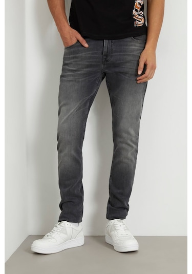 Guess Erkek Christ Skinnt Jean Pantolon - Antrasit 4286896