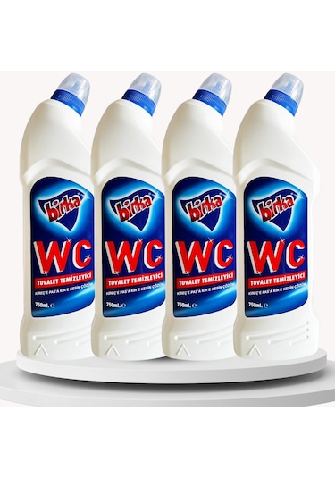 Birka Wc Tuvalet ve Pisuvar Temizleyici 4 x 750 ML