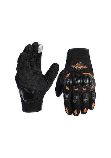 Pazly Lemestar Motosiklet Eldiveni - Nefes Alabilir, Anti-slip, 4 Mevsim Kullanım, Dokunmatik Ekran Uyumlu Eldiven