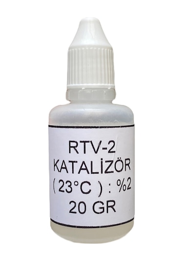 RTV-2 10 Shore 1kg Kalıp Silikonu +  20gr Katalizör
