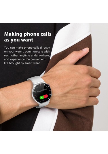 Tenfowee 1.28" Ips Ekran Ip67 Su Geçirmez Silikon Akıllı Saat (İthalatçı Garantili)