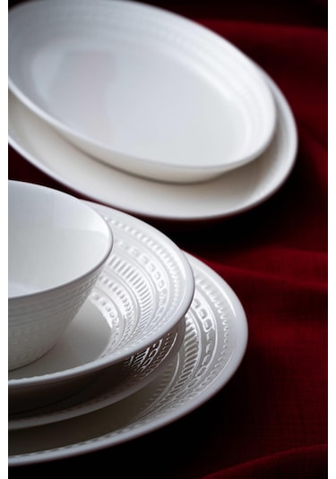 Rienna 6 Kişilik 29 Parça Yemek Takımı Beyaz