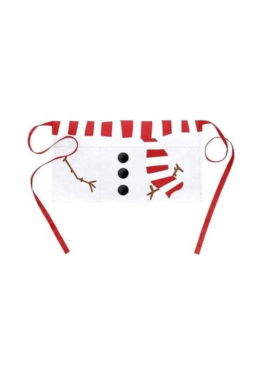 Fastbuy 3 Cepli Bel Önlüğü - Siyah Garson Kısa Apr Noel Geyiği, 1 Paket Diğer Kişiler İçin Diğer