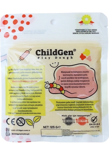 ChildGen 125gr Kartuş Oyun Hamuru - Sarı
