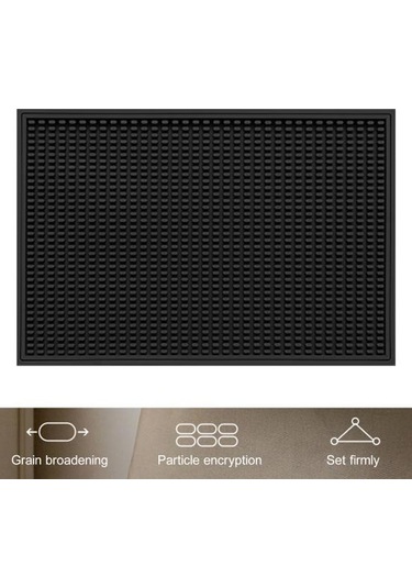 Açık Gri 2 Adet Silikon Kaymaz Drenaj Bar Mat Seti Modern Minimalist Tasarım Yalıtımlı Coaster Şarap Bardakları İçin Çevre Dostu