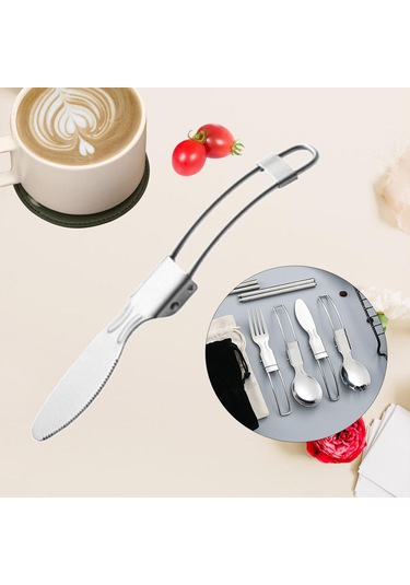 Dolıty Dış Mekan Katlanır Sofra Takımları Barbekü Ev Bıçak